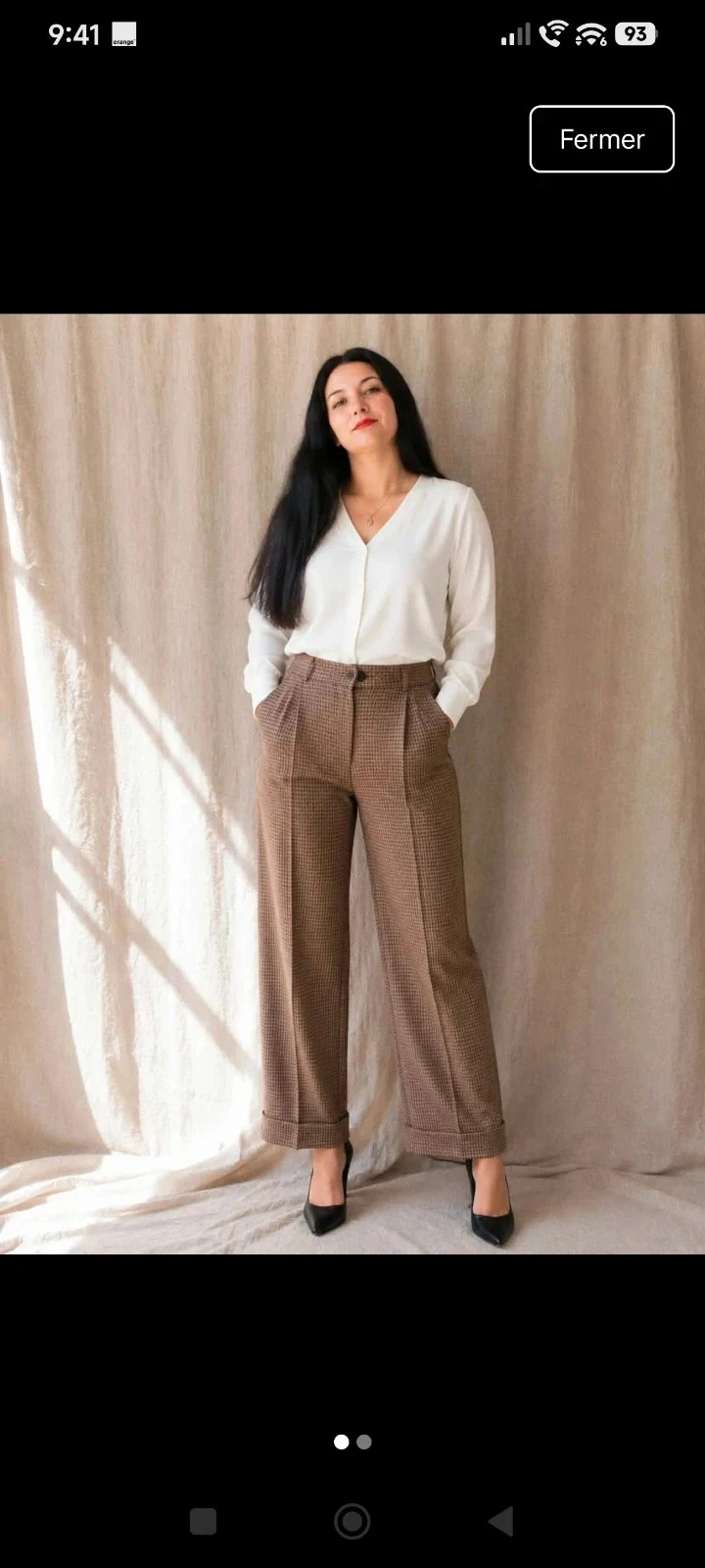 Pantalon habillé taille M